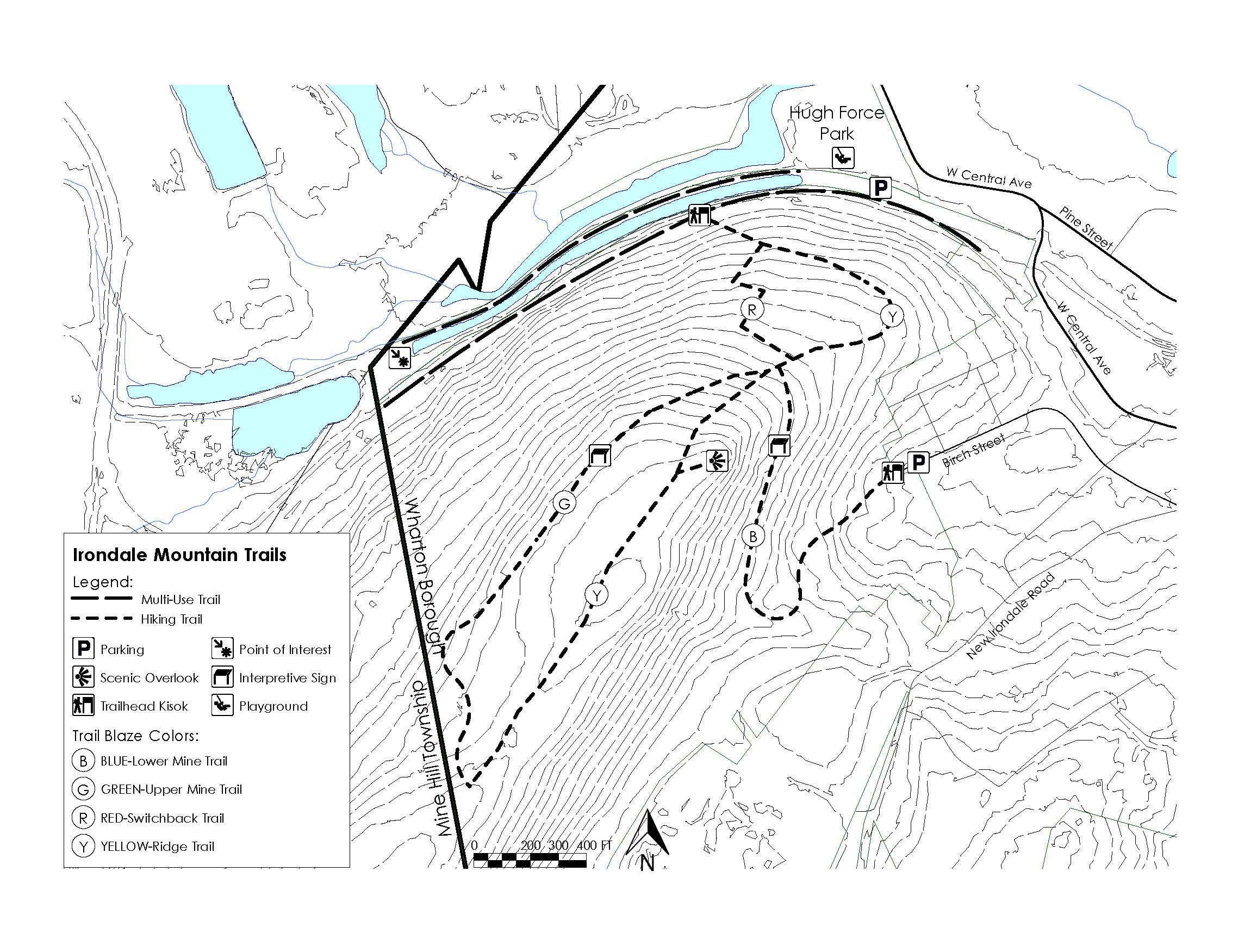 Wharton Trail Brochure Topo Page 2